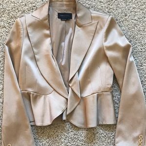 BCBGMax Gold Cropped Jacket
